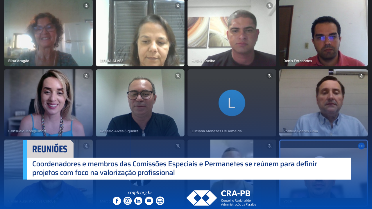 Você está visualizando atualmente Reunião das Comissões Especiais e Permanetes