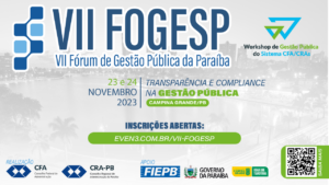 Leia mais sobre o artigo VII FOGESP: CRA-PB leva debate sobre gestão pública para Campina Grande
